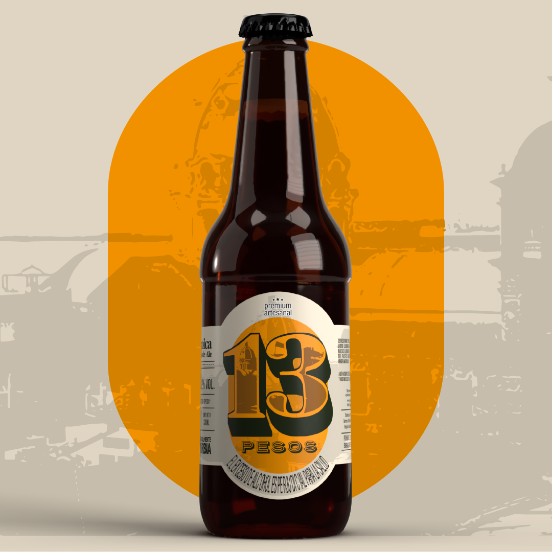 13 Pesos &mdash; Heroica Craft Beer Render