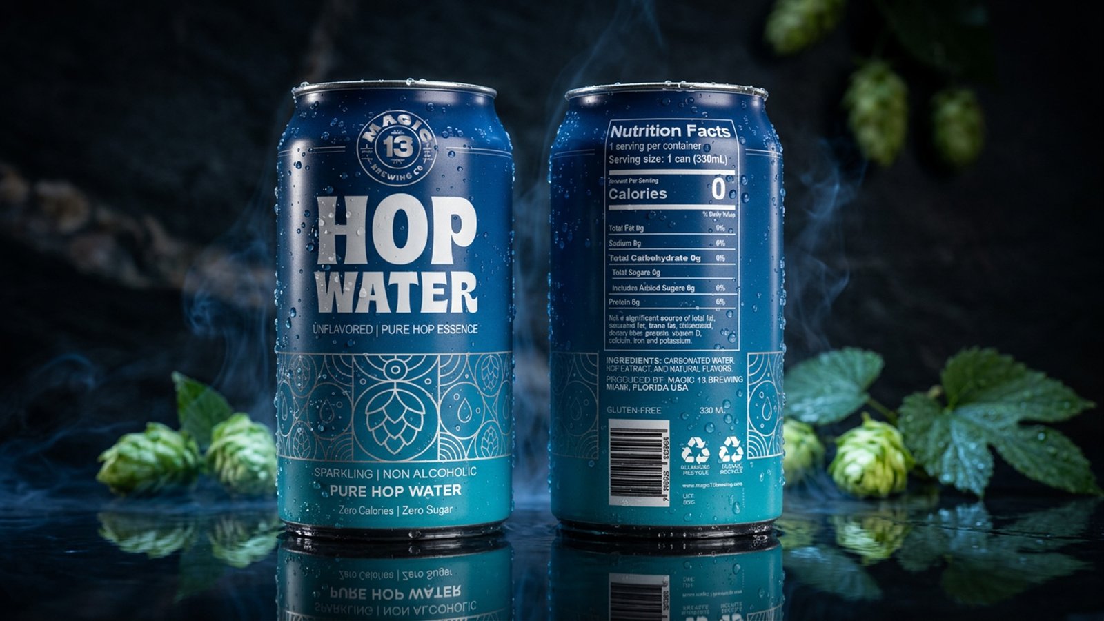 Magic Hop Water &mdash; Can 3D Studio Render