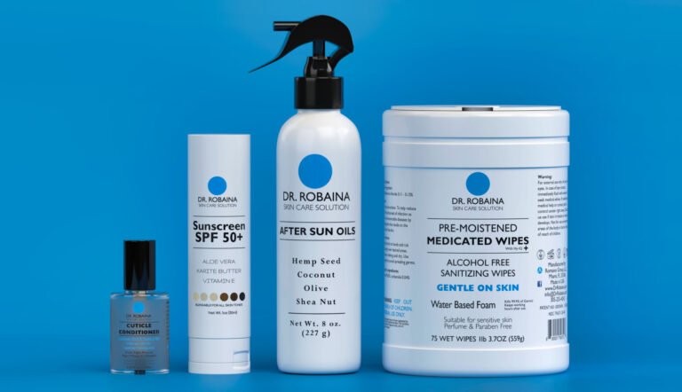 Beauty Products 3D Render